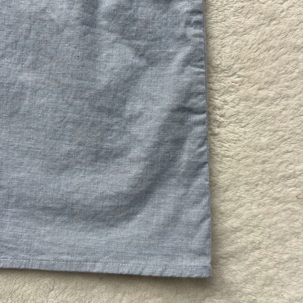 karl lagerfeld paris chambray + lace top - Picture 7 of 9
